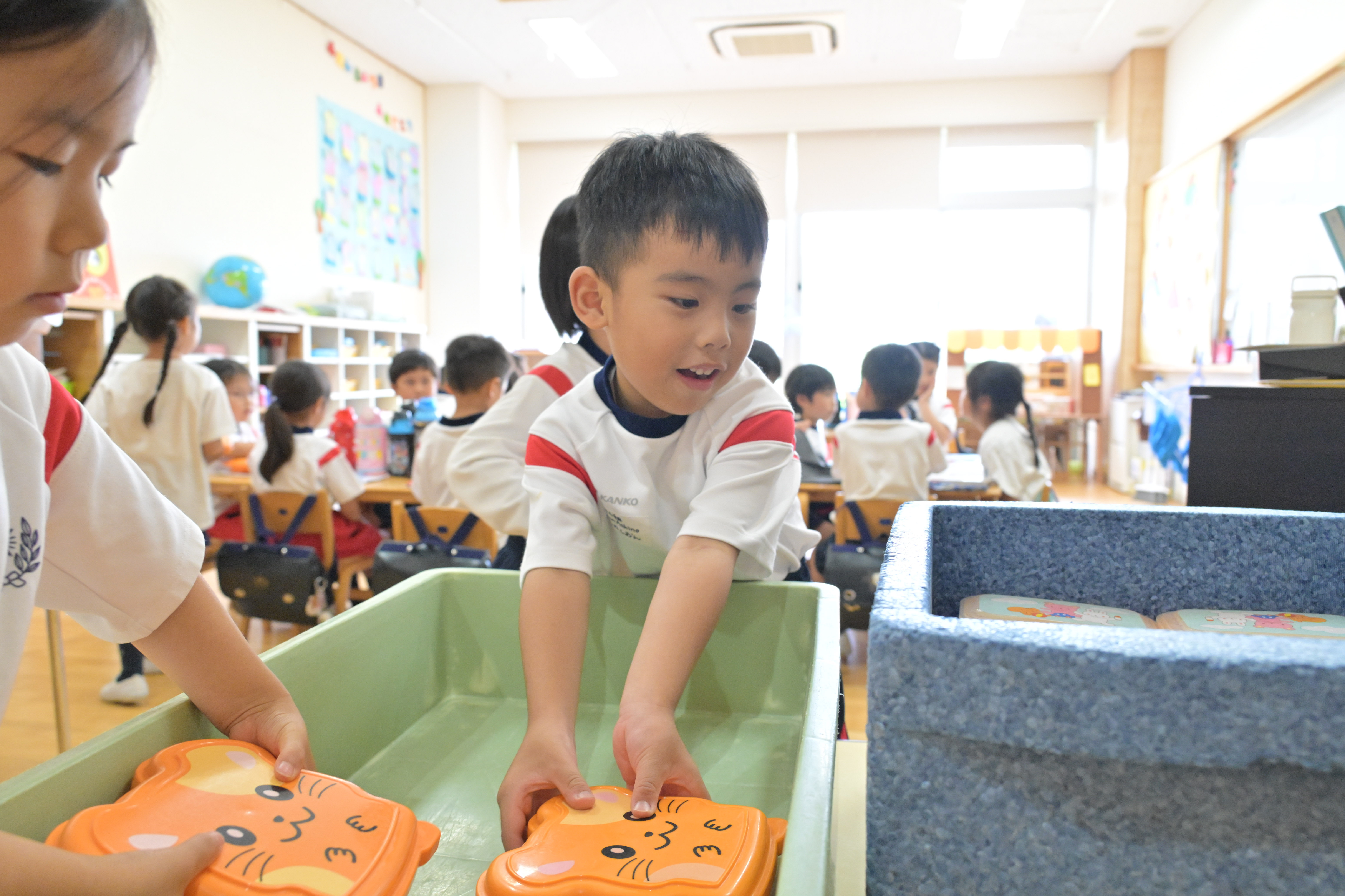 給食の様子